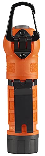 Streamlight PolyTac 90X USB Tactical Flashlight - Orange - Right-Angle, 500 Lumens, Multi-Mode Set