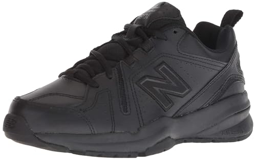 New Balance Women's 608 V5 Cross Trainer Shoes - Size 6.5 Wide Black/Black