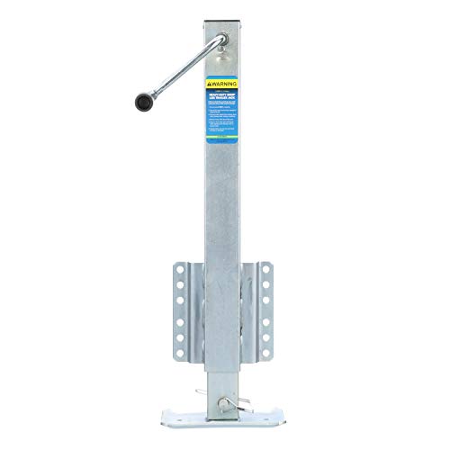 Heavy Duty Trailer Jack with Drop Leg - 28.6 Inch Lift, 2500 Lb Capacity