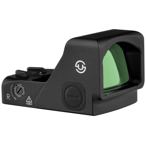 ZULISY 3MOA Green Micro Red Dot Sight for RMR Footprint, 24mm Large Window