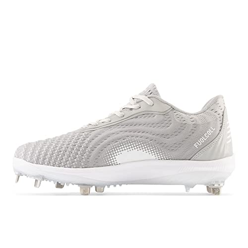 New Balance FuelCell 4040 V7 Metal Baseball Cleats - Raincloud White 11.5