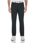Men's Heather Golf Pants - 42W x 32L Caviar Heather Slim Fit Moisture-Wicking Sun Protection