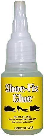 Shoe-Fix Professional Grade Shoe Repair Glue - Instant Bond, Clear Drying & Flexible Adhesive (20g Tube)