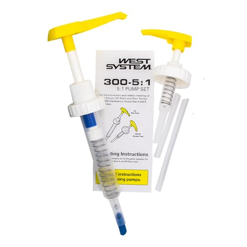 West System 105A Resin & 206A Slow Hardener Repair Kit with Pumps - Bonding Adhesives