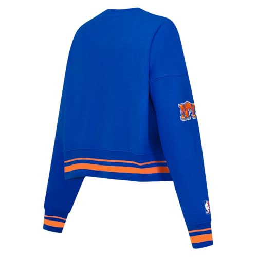 New York Knicks Pro Standard NBA Retro Crewneck Sweatshirt - XL Royal/Orange