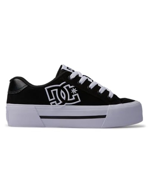 Chelsea Platform- Black/White- 9