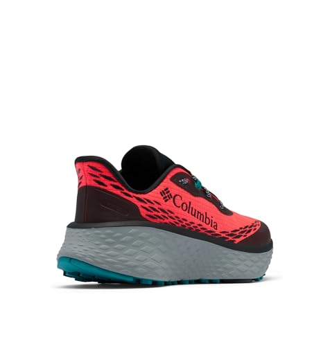Trail-Running Shoes with Cushioned Traction - Neon Sunrise Teal, Size 7