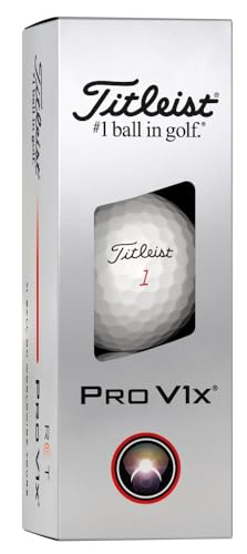 Titleist Pro V1x RCT Golf Balls - White, High-Performance Distance & Spin