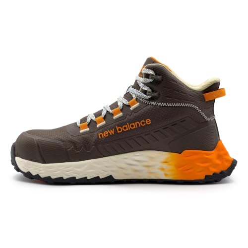 Men's Brown New Balance Cremorne Fresh Foam Work Shoes with Composite Toe - Size 10