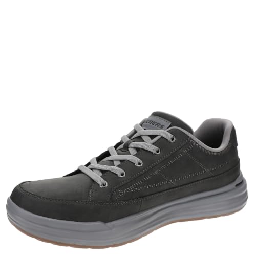 Skechers Men's Sterling Cedrick Skate Shoes 8X-Wide Charcoal - Relaxed Fit & Air-Cooled Foam