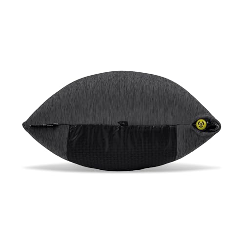 NEMO Fillo King Luxury Camping Pillow Black Pearl/Birch Bud - Travel & Outdoor