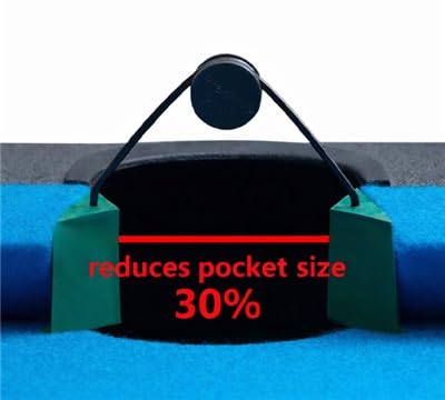 Pool Table Pocket Reducers Set of 6 – Billiard Training Aids for Precision Practice