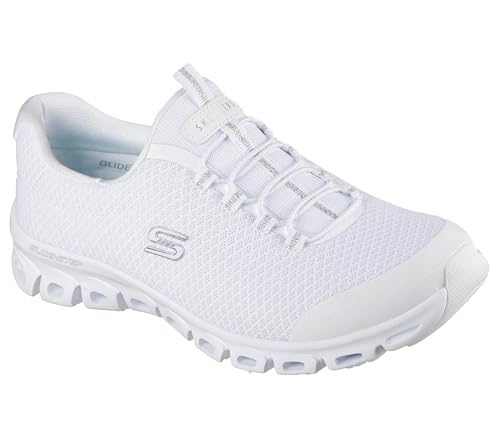 Skechers Women's Resilience Sneakers - White Silver 6.5