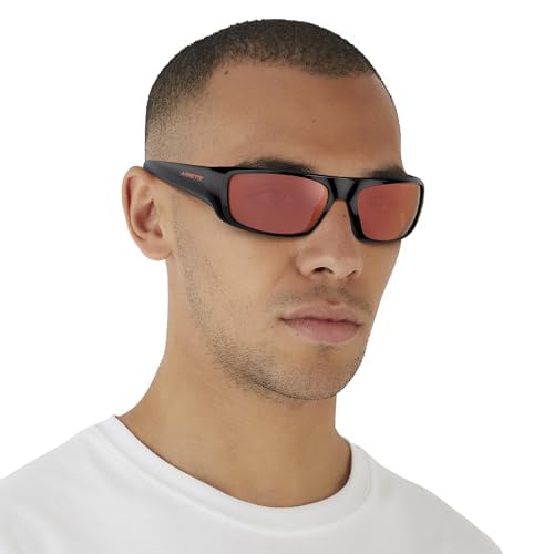 ARNETTE Sunglasses AN 4182 29166Q Hot Shot Black Grey Mirror Ora