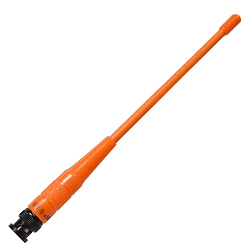 Orange Dual Band Handheld Scanner Antenna 144/430MHz BNC for Two-Way Radio - HYS