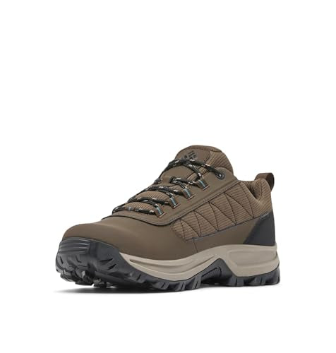 Columbia Men's Transverse Hike Low Shoes 11.5 Tundra/Everblue - Durable Hiking Footwear