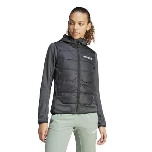 adidas Women's Terrex Multi Hybrid Insulated Hiking Jacket Large Black