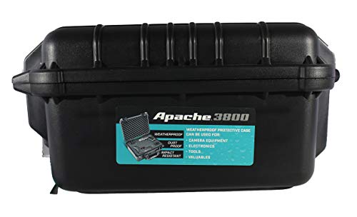 Apache Watertight Hard Case with Custom Foam Insert 16.25" for Equipment Storage