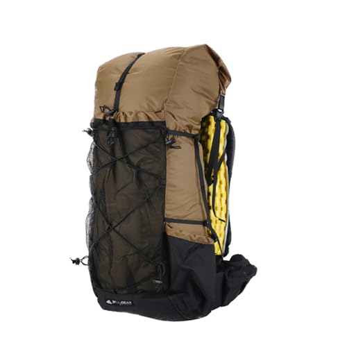 MOXIHIKE 56L Hiking Backpack Khaki Lightweight Camping & Trekking Daypack