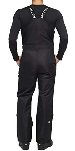 Men's Insulated Avalanche Bib Overalls - Waterproof Snow Pants for Winter