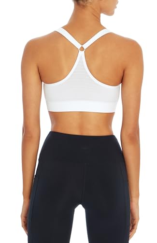 Seamless Sports Bra Women Medium White Comfortable Athletic Bra