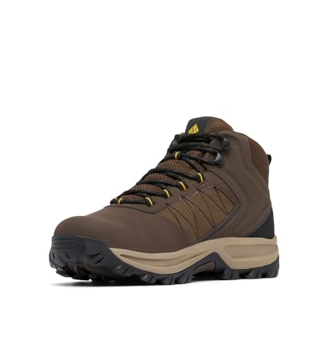 Men's Waterproof Hiking Boots - Transverse Hike, Cordovan & Golden Yellow