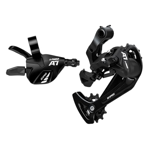 Bibike 10 Speed MTB Groupset with Black Cassette, Chain, Derailleur & Shifter