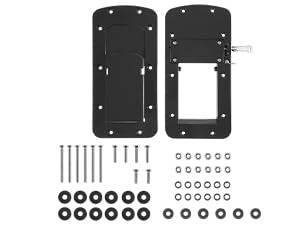 Quick Release Mounting Bracket Kit for Trolling Motors - Aluminum, Black