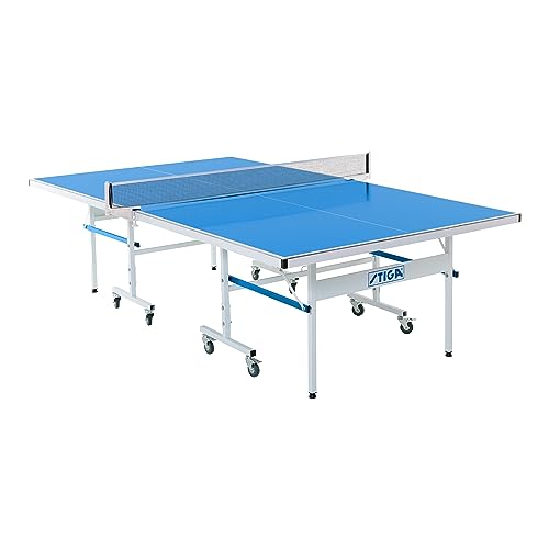 STIGA XTR All-Weather Outdoor Ping Pong Table - Waterproof Aluminum Top, Net & Post Included