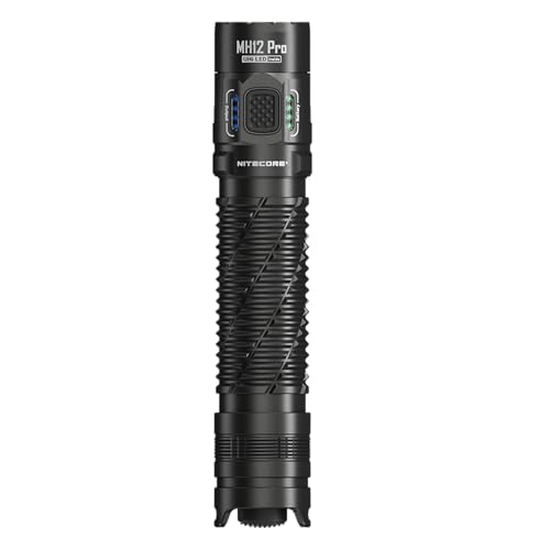 Nitecore MH12 Pro Tactical Flashlight 3300 Lumens USB-C Rechargeable Compact EDC Duty Light with Holster