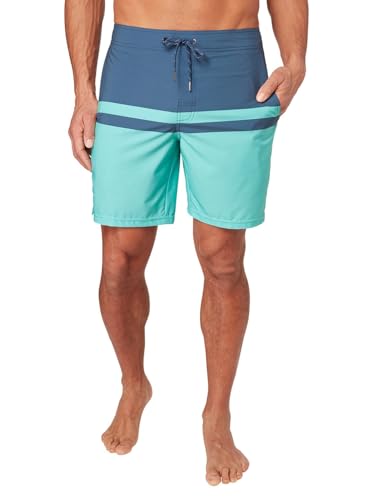 Fair Harbor Ozone Men's 10" BreezeKnit Swim Trunks - Quick Dry, Performance, Medium Jade