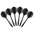 6 Pack Integrated Dart Flights and Stems - Unbreakable All-in-One, Universal 2BA Fit
