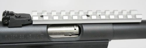 Weigand Mount compatible with Ruger MKI, MKII, MKIII, 22/45 Scope Mount - Silver