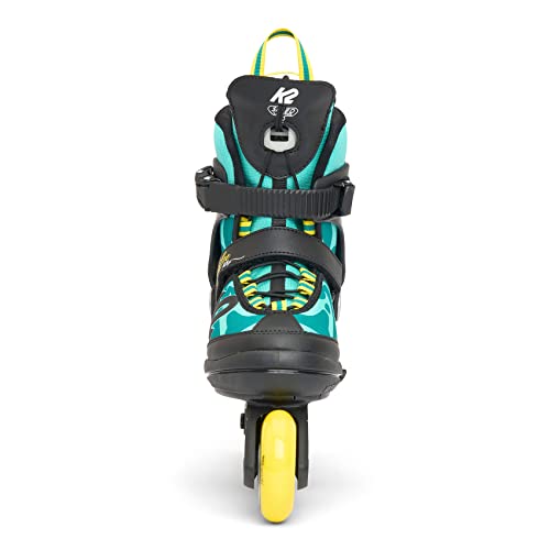 Kids Adjustable Inline Skates for Girls, 5-Size Fit, Green - Marlee Pro