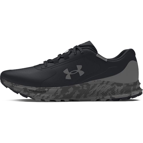 Under Armour Men's Charged Bandit Trail 3 Storm Proof Running Shoes - 13 / Black Castlerock White