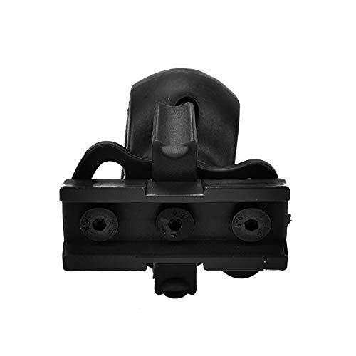 ArmorMason Rotating Flashlight Mount for Tactical Helmet (Black, 25mm / 1")