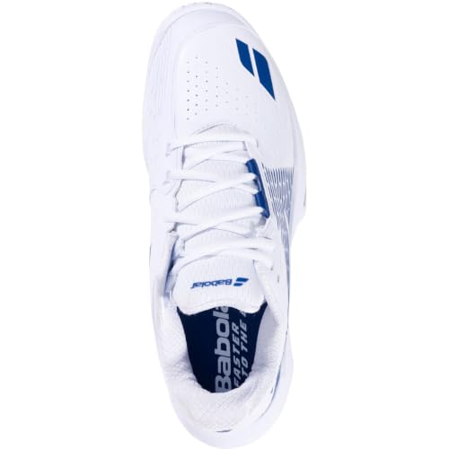 Babolat Men's Propulse Storm All Court Wide Tennis Shoes 11 White/Dark Blue