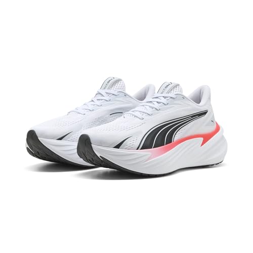 Men's Maxima Pro Lace-Up Sneakers - White Ultra Red & Black Silver Variation