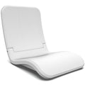 White Coast Modern Portable Poolside Folding Chair - Adult Lounge Seat for Pool, Beach, Stadium