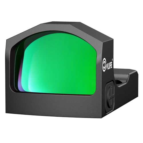 CVLIFE Green Dot Sight 2 MOA for RMR Footprint with Adapter Plates