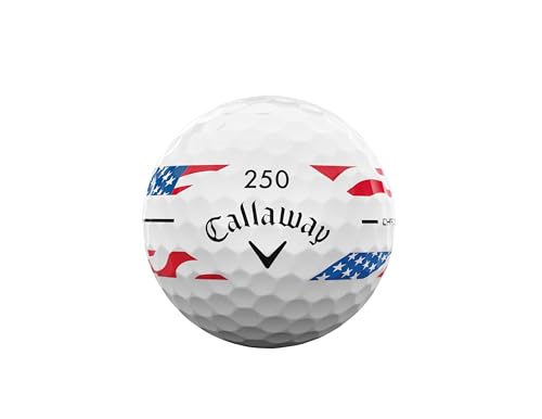 Callaway Chrome Tour X 2026 Golf Balls USA Stripe - One Dozen