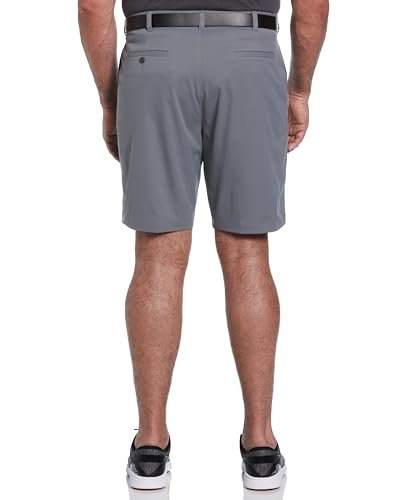 Golf Shorts Men 9-Inch Flat Front Active Waistband - Size 32 / Quiet Shade