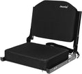 Portable Stadium Seat with Ultra Padded Foam Back Support and Shoulder Strap