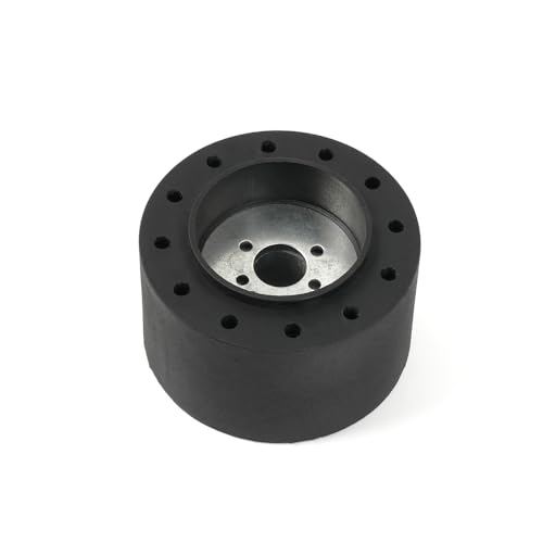 Boat Steering Wheel Hub Adapter 6 Hole 3/4 Inch Keyway Black - Marine Accessory