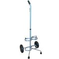 ResOne Dual Oxygen Tank Cart with Wheels & Adjustable Handle - Portable Steel Frame, Holds 2 Cylinders (Variation 1)