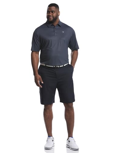 XX-Large Tall Callaway Men's Chevron Foulard Golf Polo Shirt - Caviar