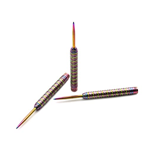 CUESOUL Pink Gem Stone 22g Steel Tip Tungsten Darts - Professional Dart Set