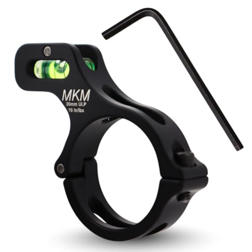 MK Machining 30mm Billet Scope Level Kit Ultra-Low-Profile Bubble Level, Hinged Clamp & Allen Wrench