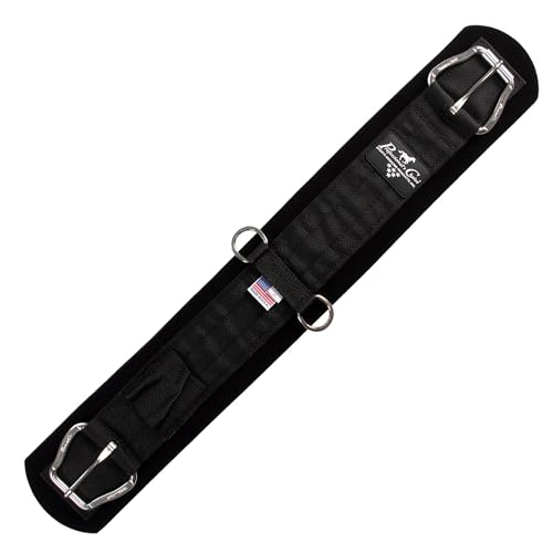 30-Inch Professional's Choice SMX Western Horse Cinch Black