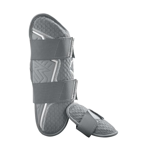 EvoShield Pro-SRZ 2.0 Batter's Leg Guard - Grey, Right Handed Hitter